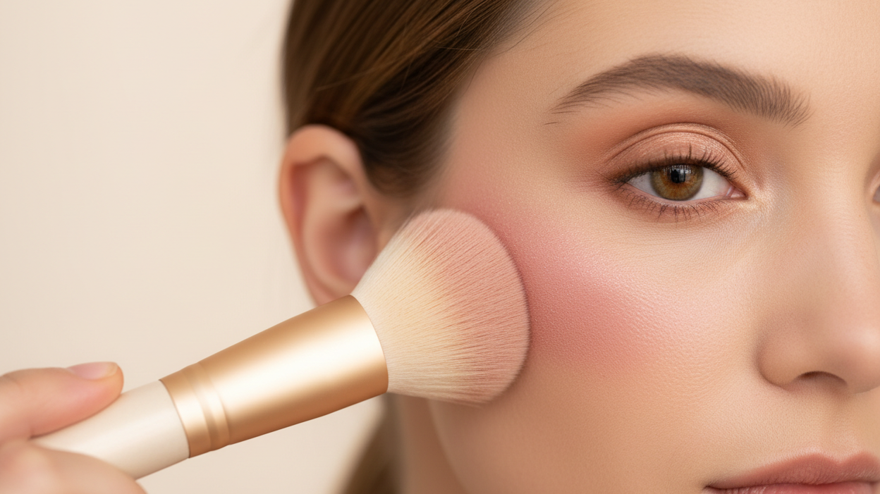Blush aanbrengen voor een fris en stralend gezicht